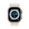 Apple Watch Ultra 智能手表 GPS + 蜂窝款 49毫米 钛金属原色 钛金属表壳白色海洋表带